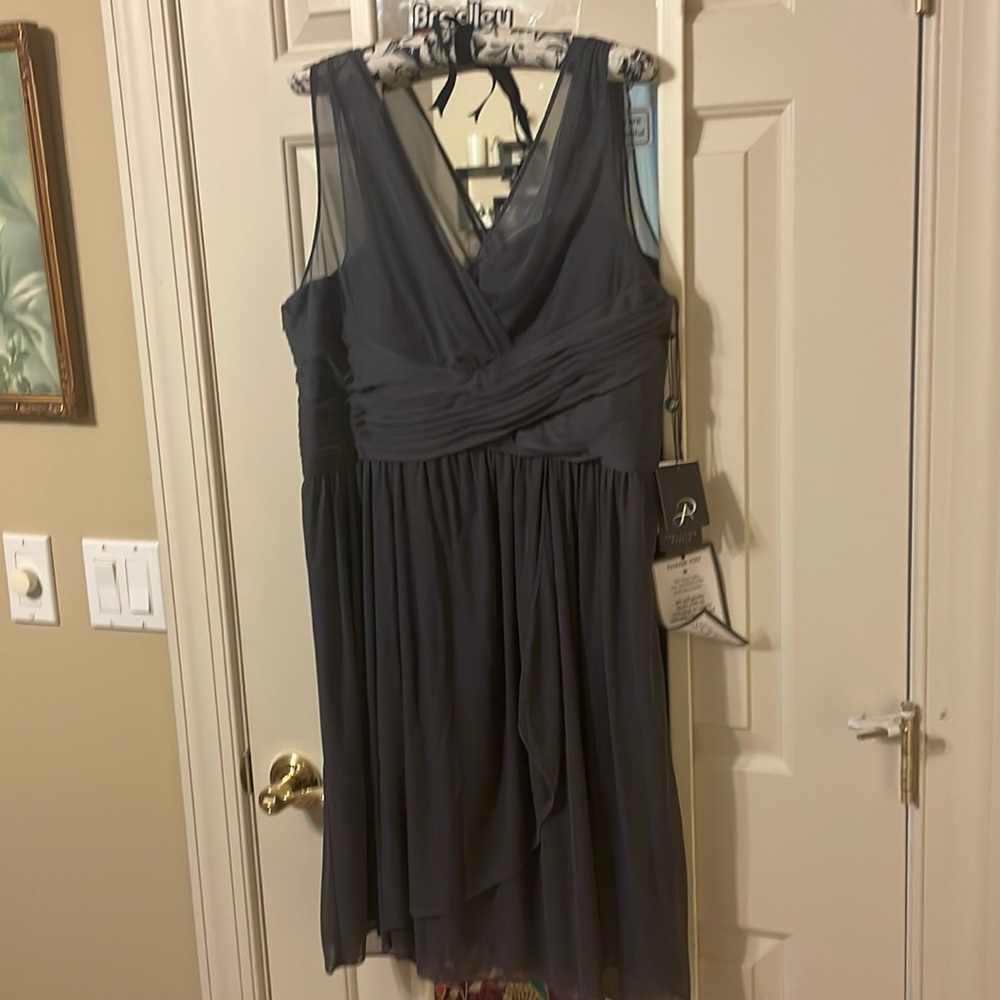 NWT purple wedding guest dress